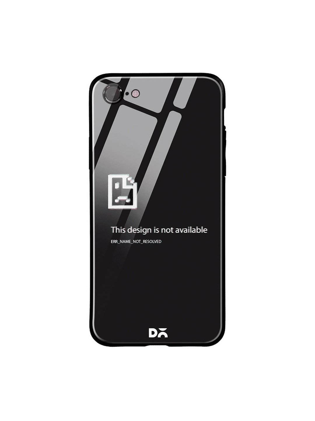 

DailyObjects Black & White Wallpaper Unavailable iPhone 7 Glass Case