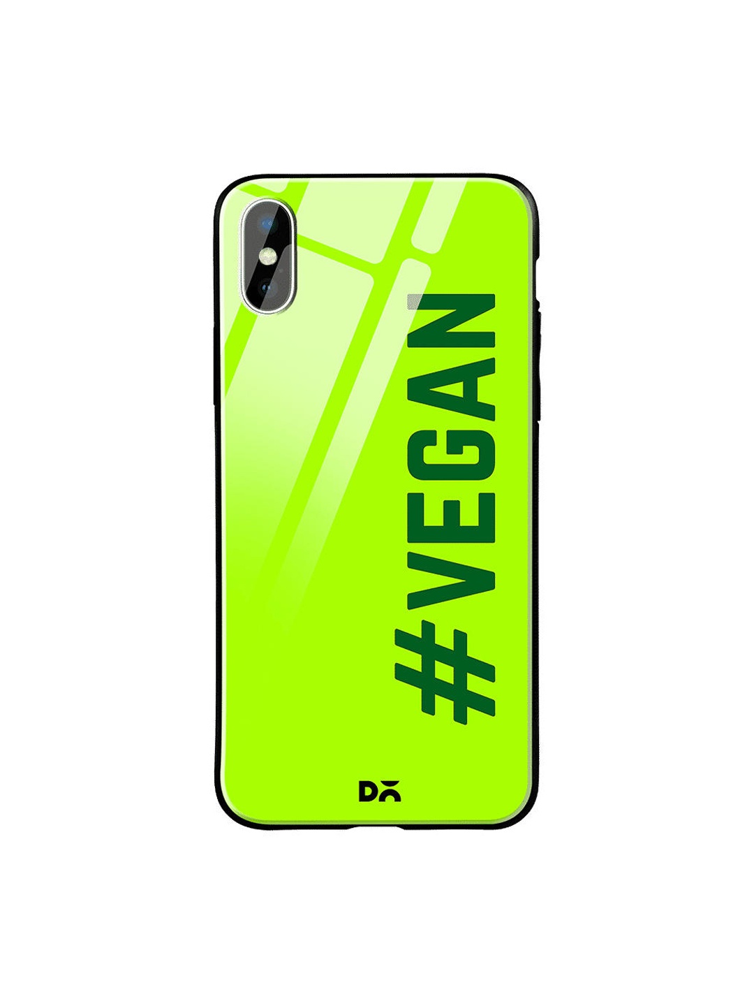 

DailyObjects Green Vegan iPhone XS Glass Case