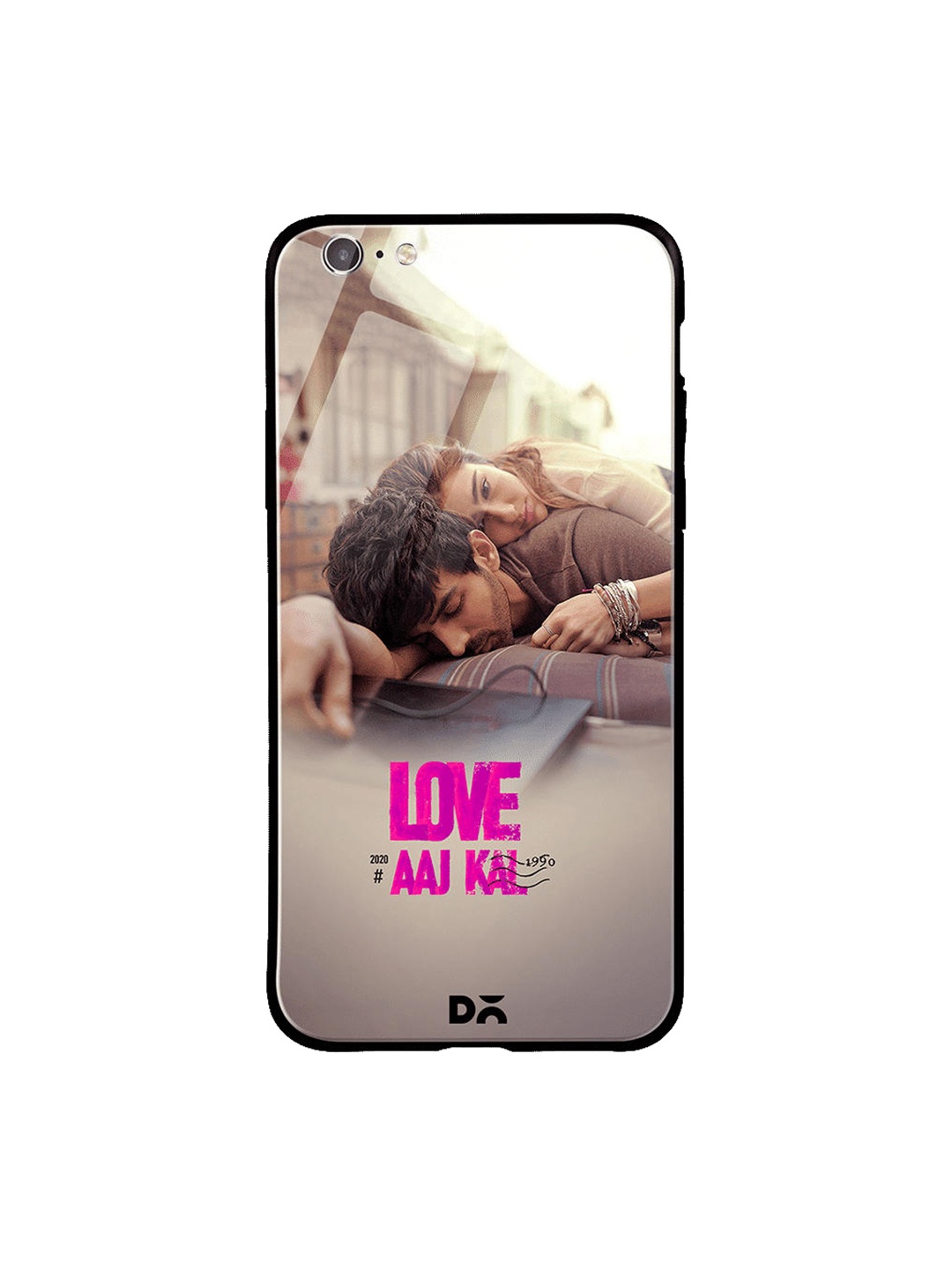 

DailyObjects Beige & Pink Love Aaj Kal iPhone 6S Glass Case