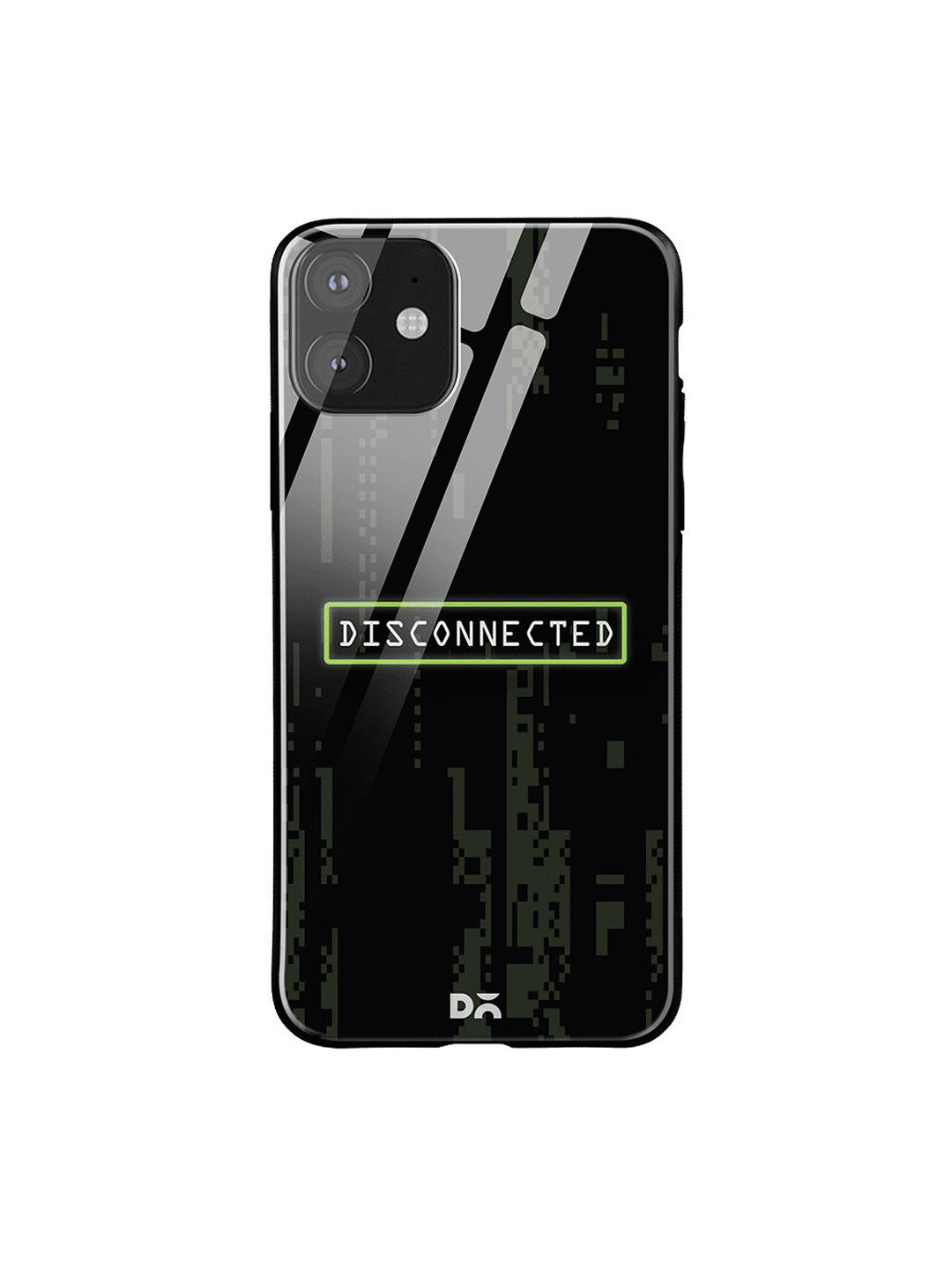 

DailyObjects Black & White Disconnected iPhone 11 Glass Cover