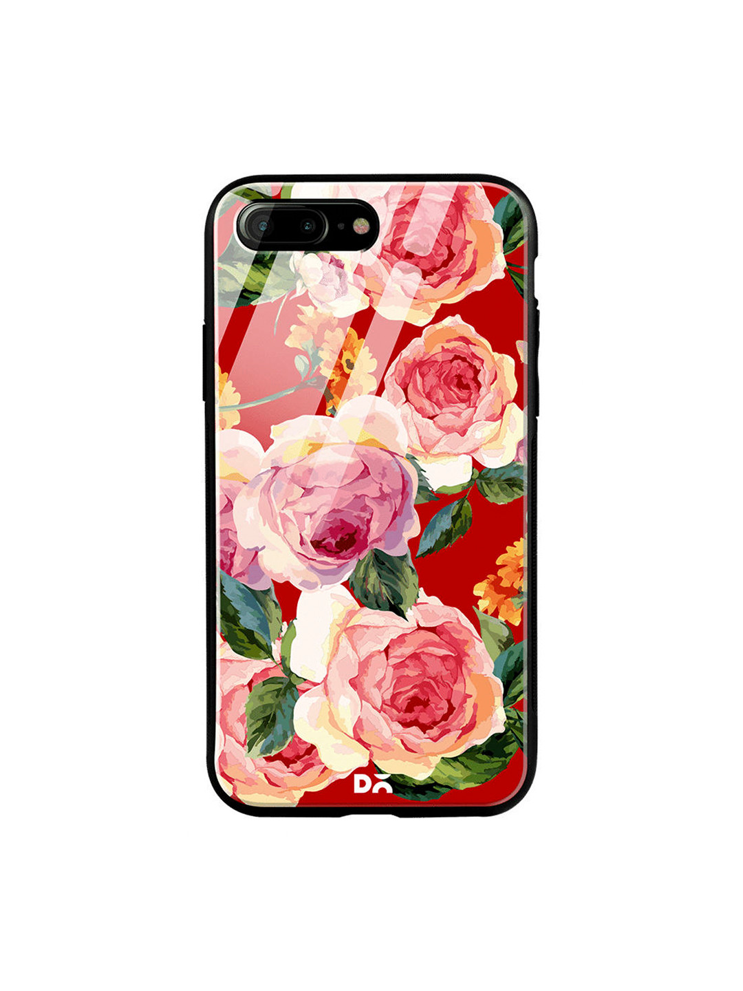 

DailyObjects Pink & Red Valley iPhone 8 Plus Glass Case