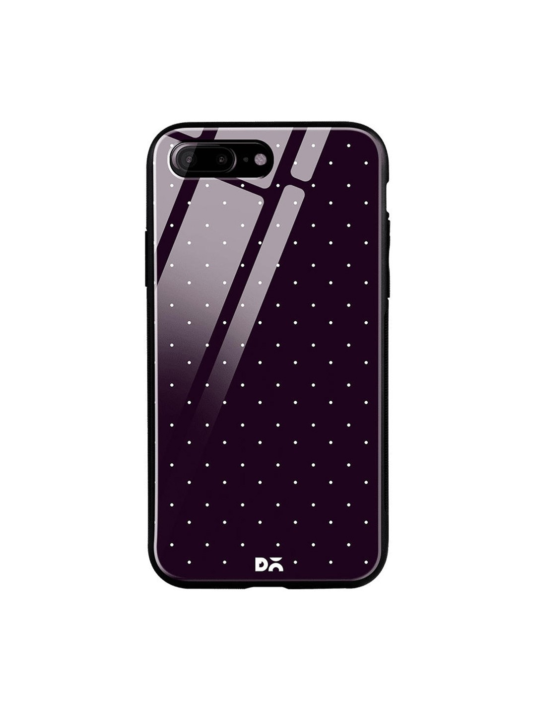 

DailyObjects Purple & White Constellation Dots Plum iPhone 7 Plus Glass Case