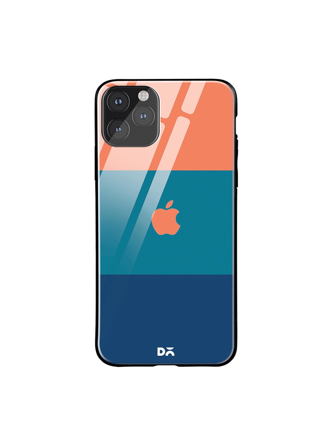 

DailyObjects Blue & Peach-Coloured Dark Triplet iPhone 11 Pro Glass Case