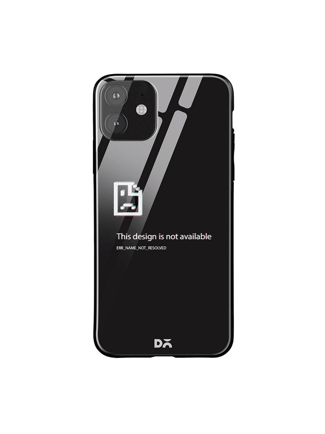 

DailyObjects Black & White Wallpaper Unavailable iPhone 11 Glass Case