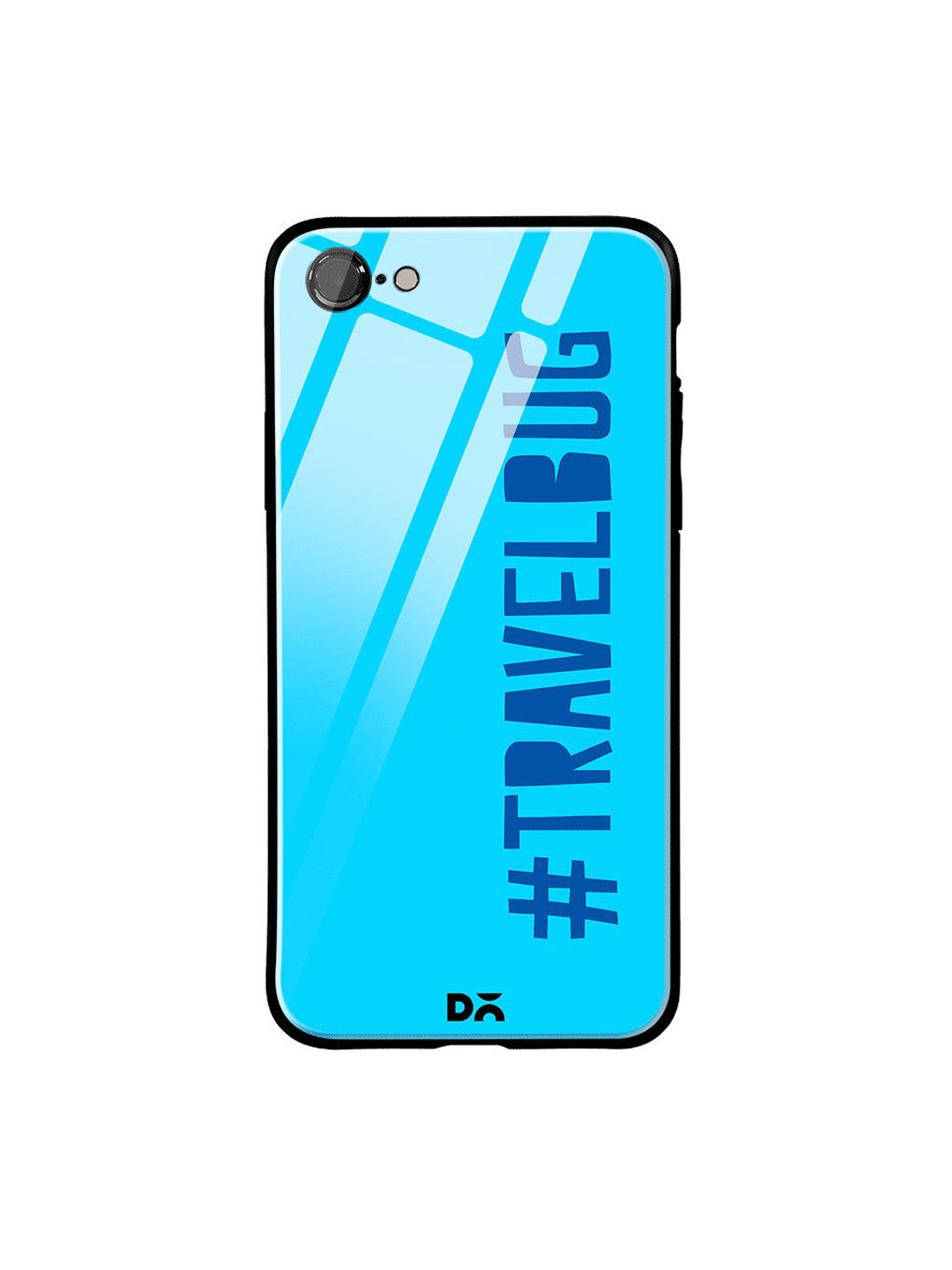 

DailyObjects Blue Travel Bug iPhone 8 Glass Cover