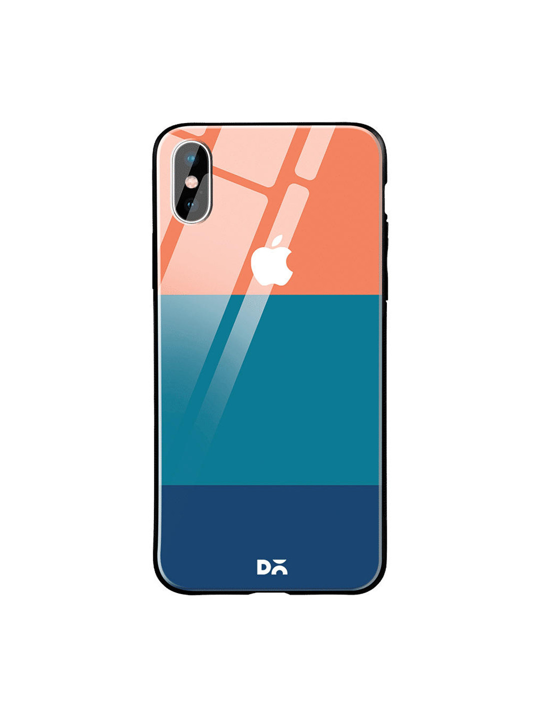 

DailyObjects Orange & Green Dark Triplet iPhone XS Glass Cover