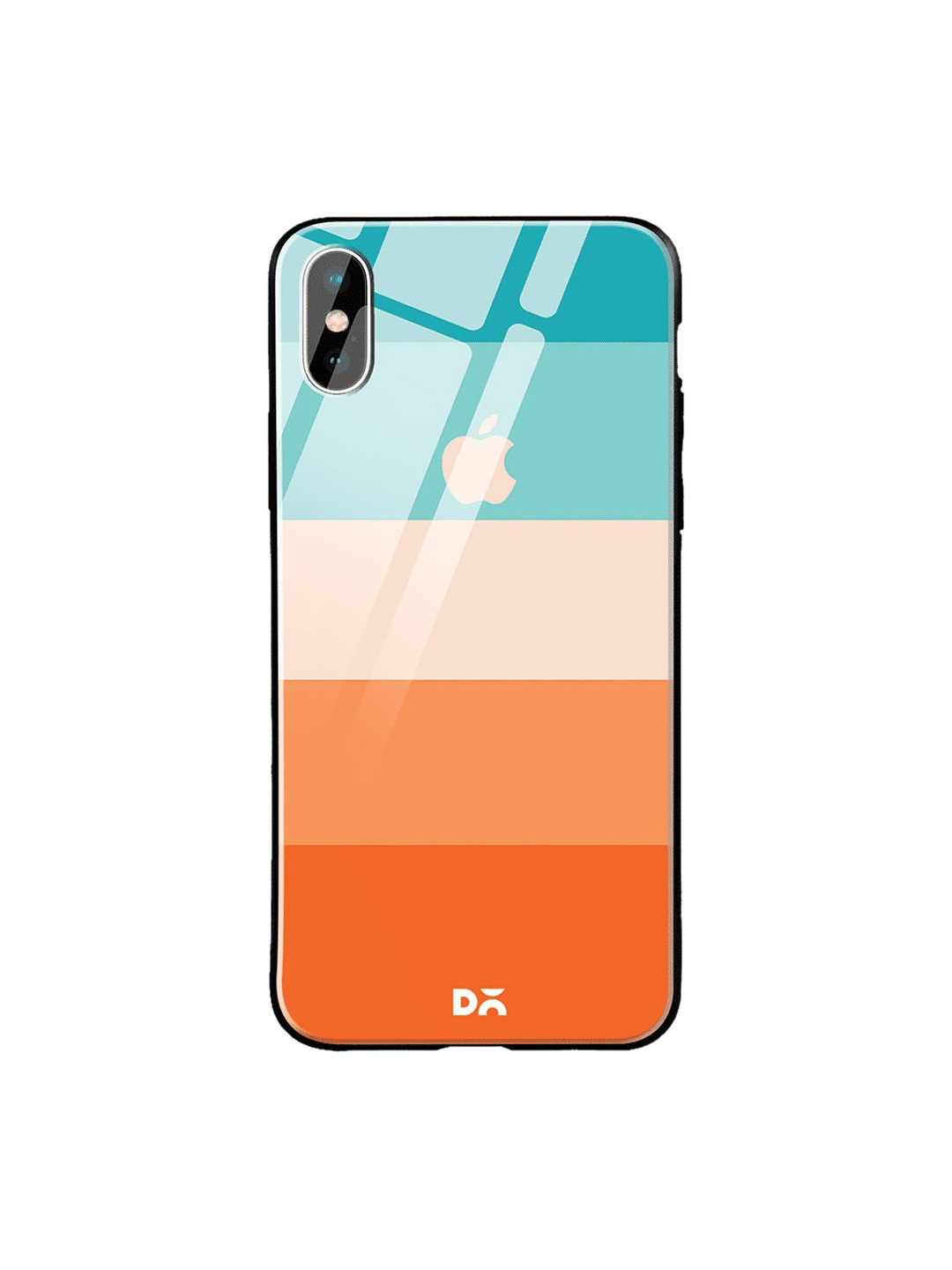 

DailyObjects Turquoise Blue & Pink Trio Quin iPhone XS Glass Case