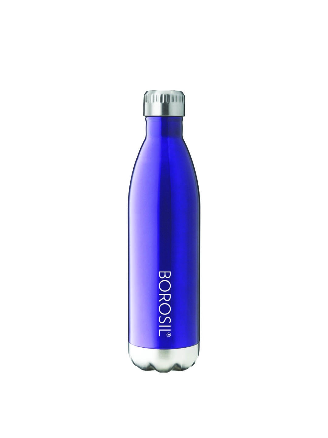 

BOROSIL Hydra Bolt Solid Trans Bolt Stainless Steel Vacuum Insulated Flask Water Bottle, Blue