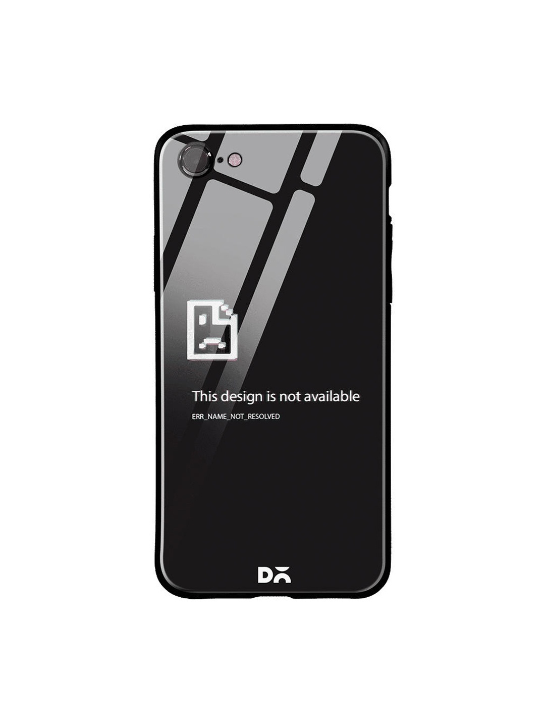 

DailyObjects Black & White Wallpaper Unavailable iPhone 8 Glass Case
