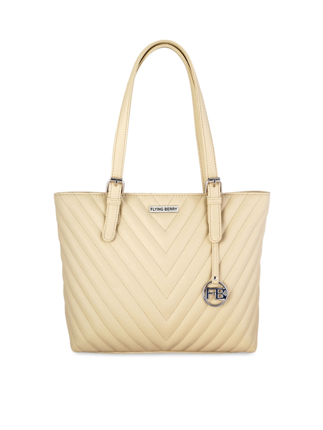 

FLYING BERRY Beige Textured Shoulder Bag