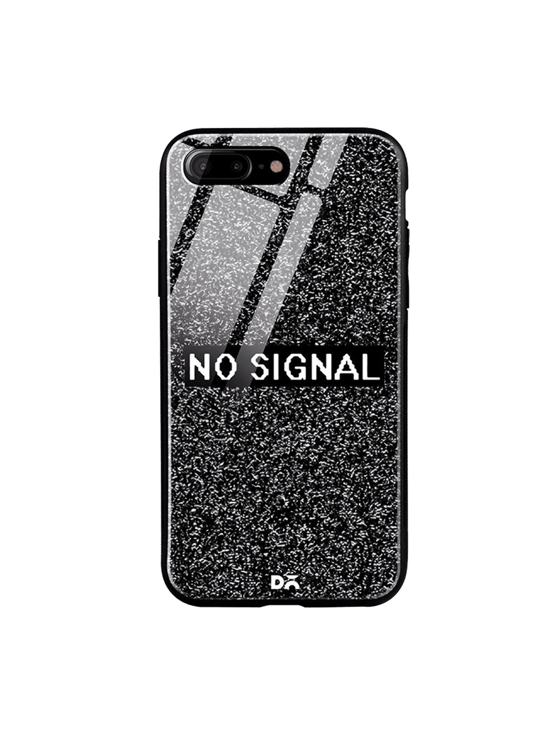 

DailyObjects Black & White No Signal iPhone 7 Plus Glass Case