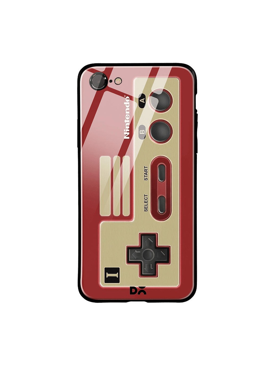 

DailyObjects Red & Beige NES Controller iPhone 7 Glass Case