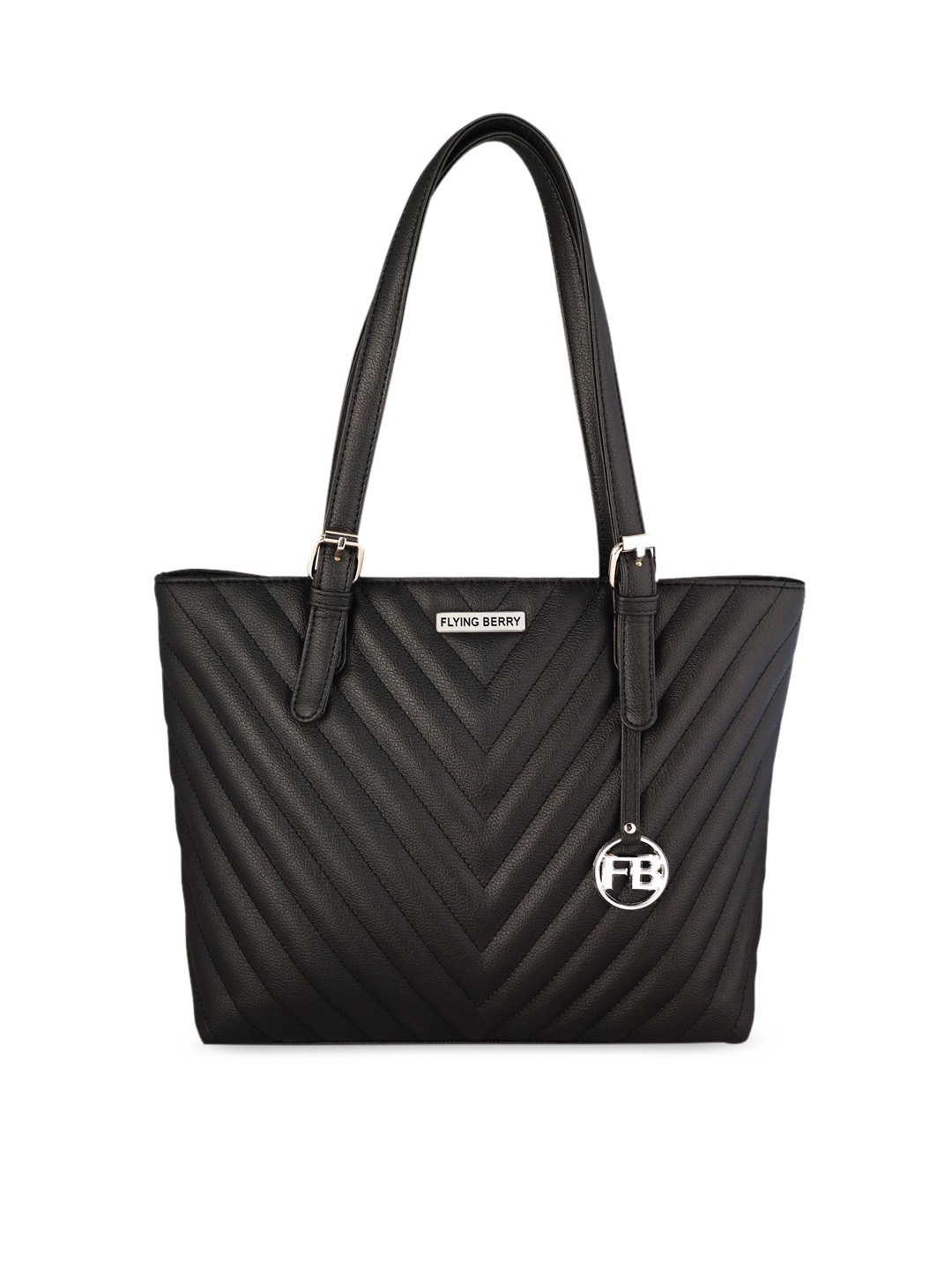 

FLYING BERRY Black Solid Shoulder Bag