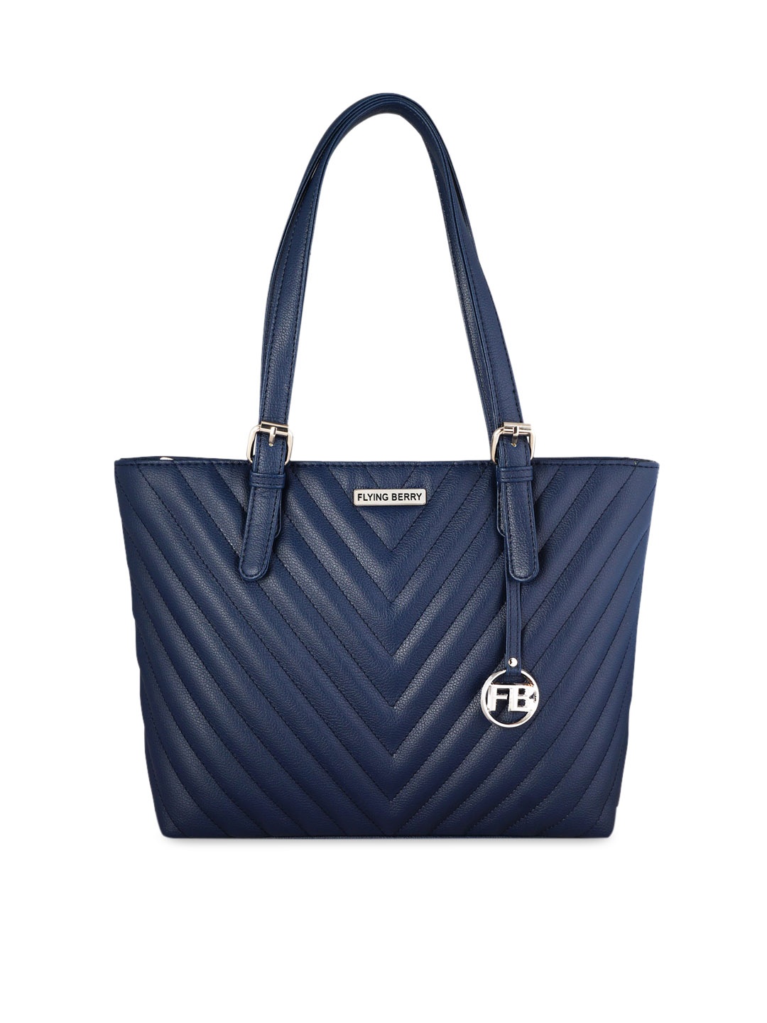 

FLYING BERRY Blue Quilted Shoulder Bag