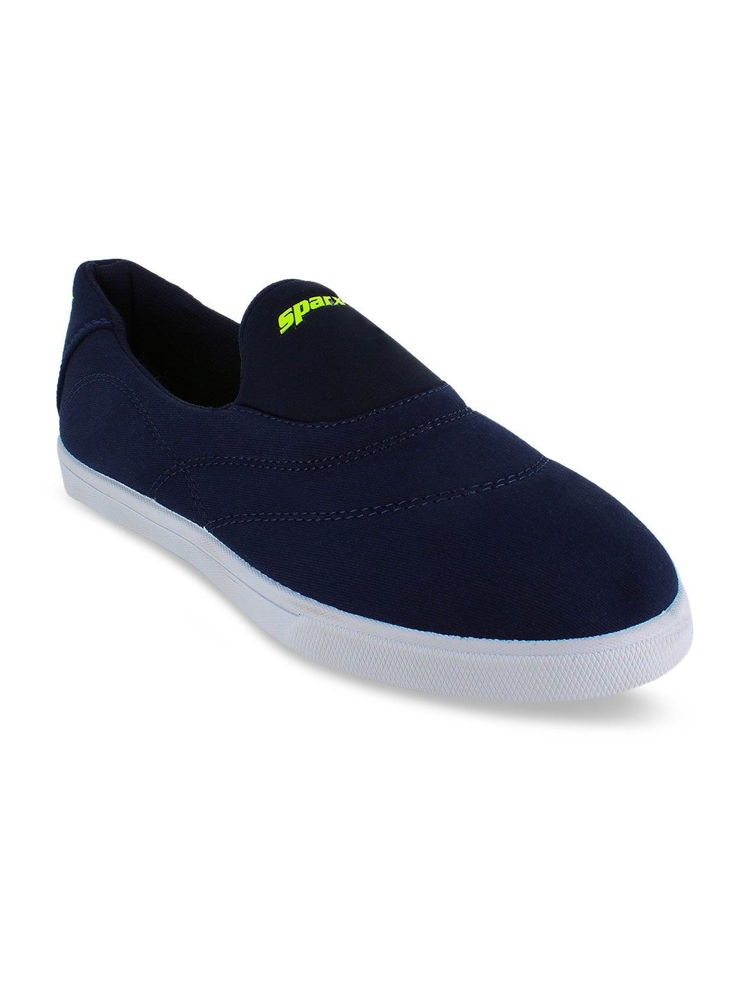 

Sparx Men Navy Blue Solid SM-615 Slip-On Sneakers
