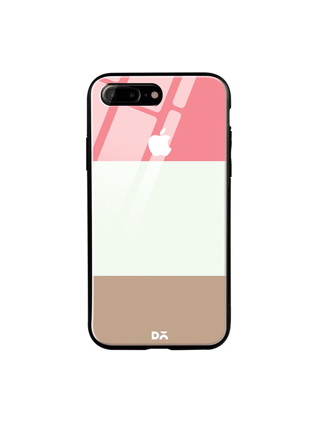 

DailyObjects Pink & White Triplet iPhone 7 Plus Glass Case