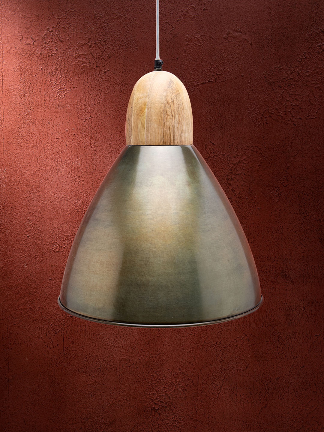 

ellementry Gold-Toned Solid Hanging Light