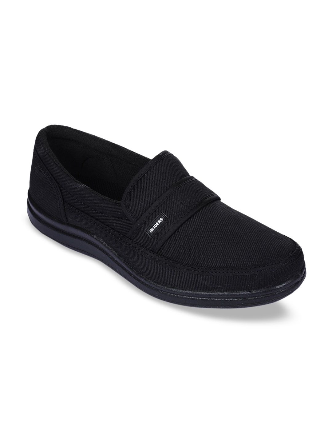 

Liberty Men Black Slip-On Sneakers