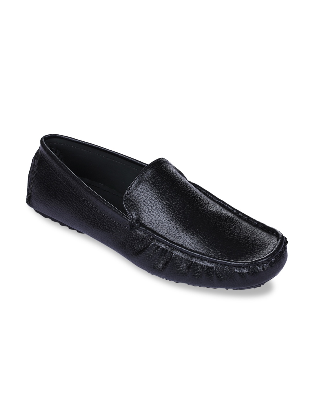 

Liberty Men Black Solid Loafers