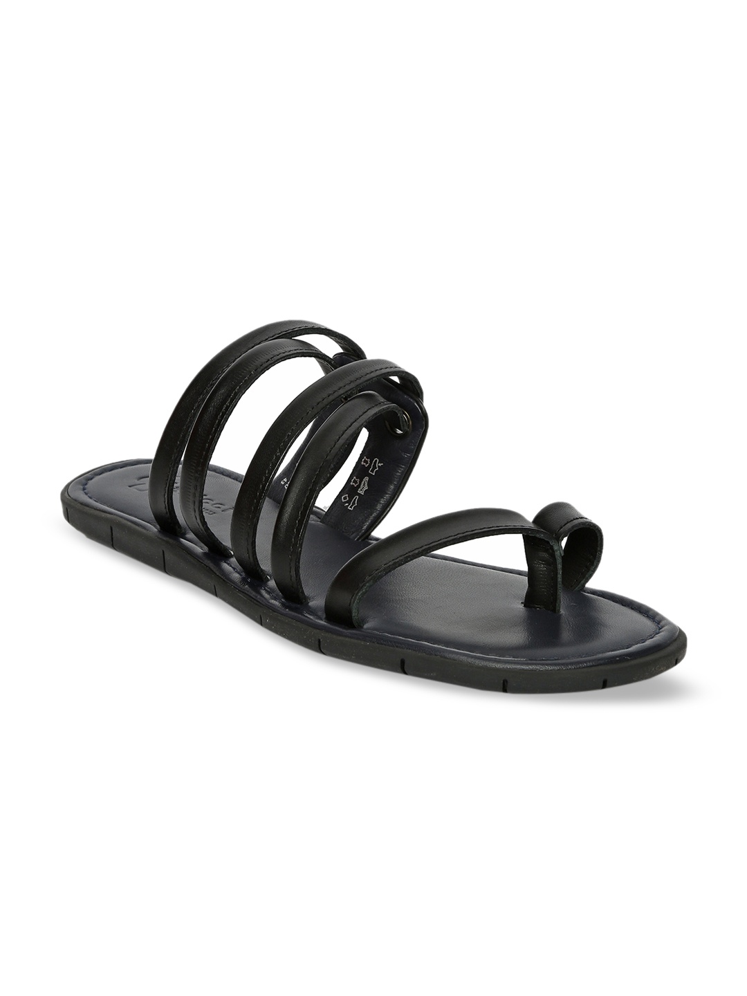 

GABICCI Men Black Comfort Leather Sandals