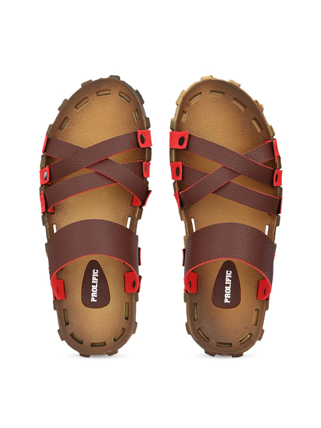 

Prolific Men Brown Comfort Sandals