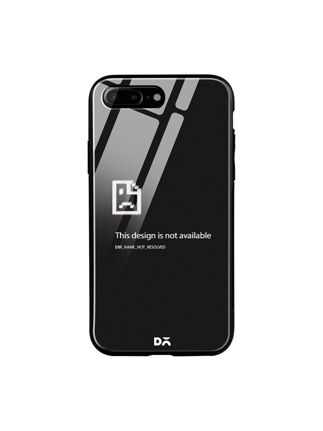 

DailyObjects Black & White Wallpaper Unavailable iPhone 8 Plus Glass Case