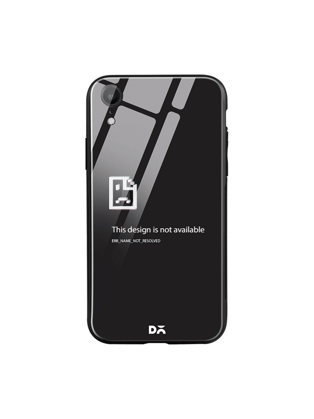 

DailyObjects Black & White Wallpaper Unavailable iPhone XR Glass Case