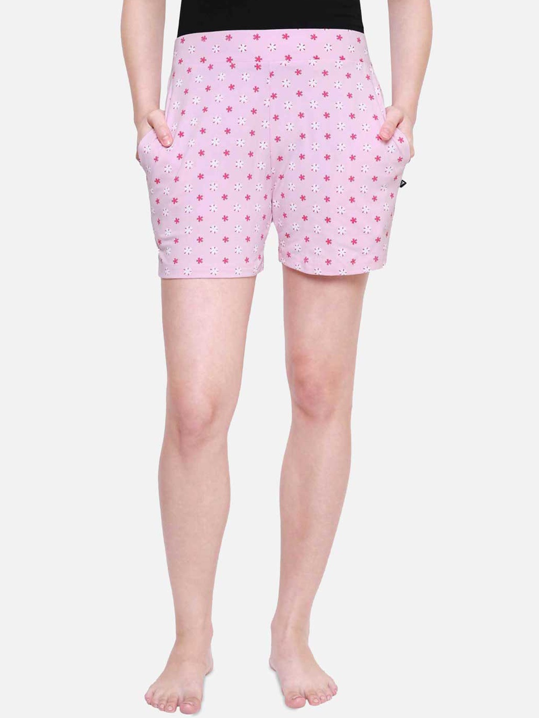 

PROTEENS Women Pink Floral Print Lounge Shorts