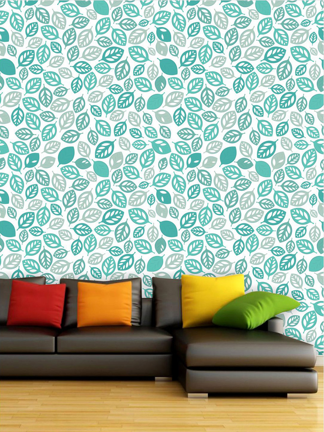 

PAPER PLANE DESIGN Blue & Grey Floral Waterproof Vinyl Wallpaper