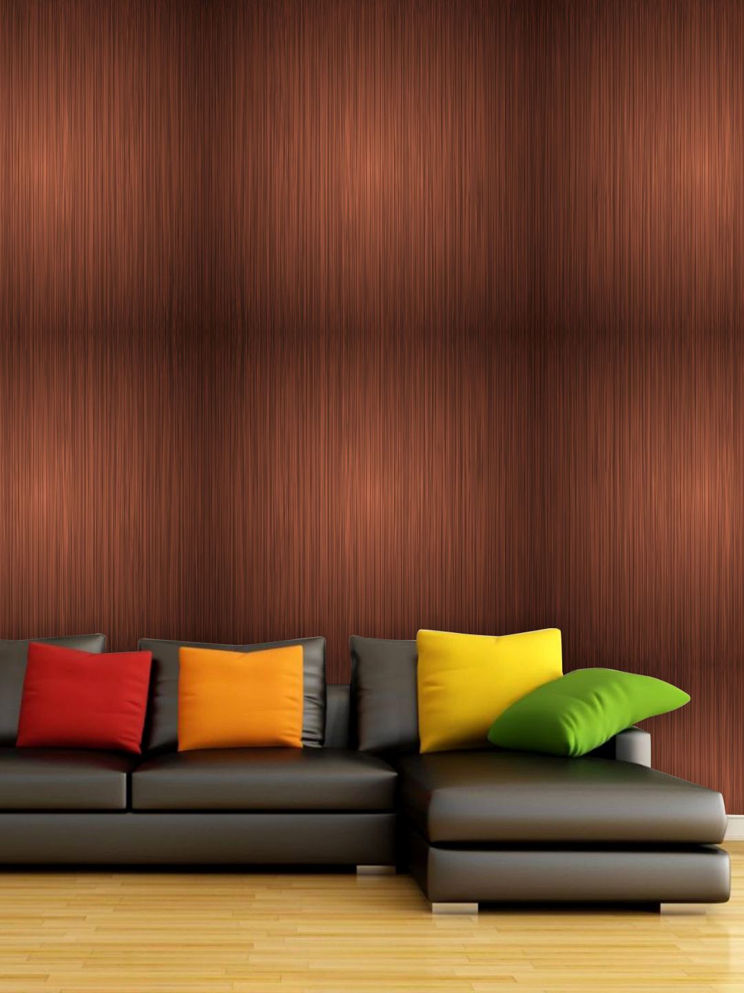 

PAPER PLANE DESIGN Brown Abstract Waterproof Vinyl Wallpaper