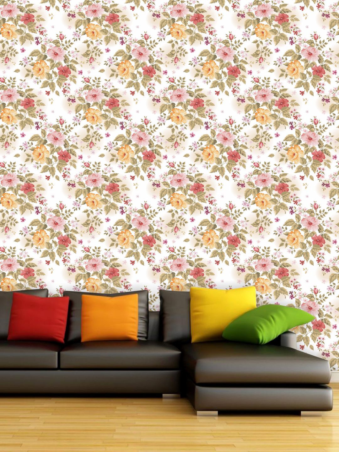 

PAPER PLANE DESIGN Pink & Red Floral Waterproof Vinyl Wallpaper