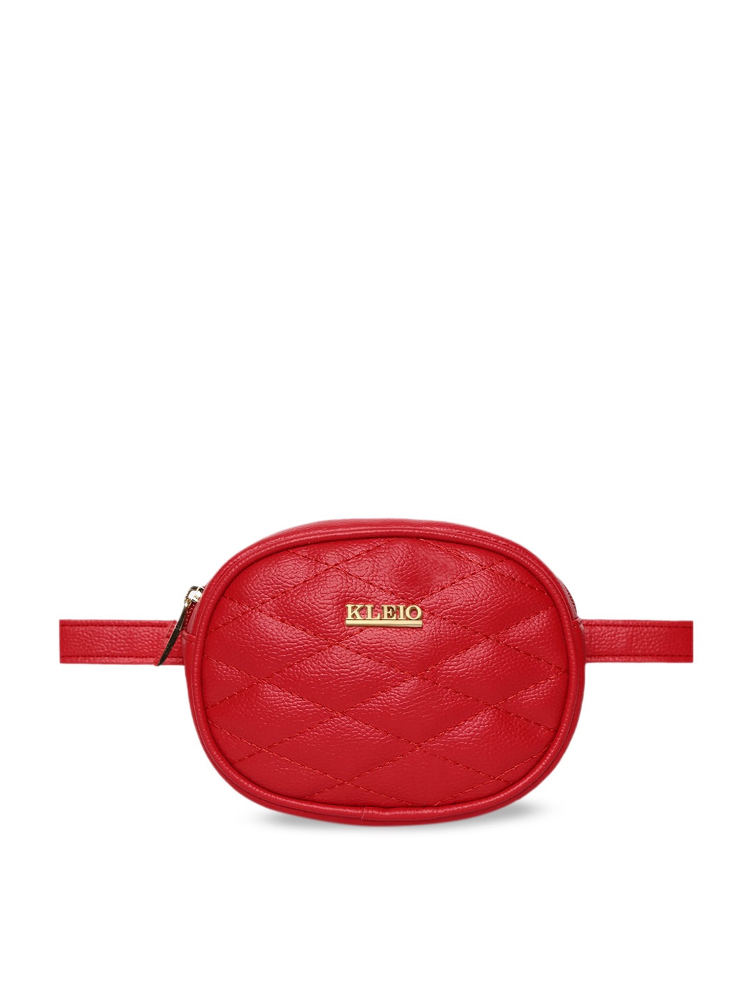 

KLEIO Quilted Belt Bum Bag, Red