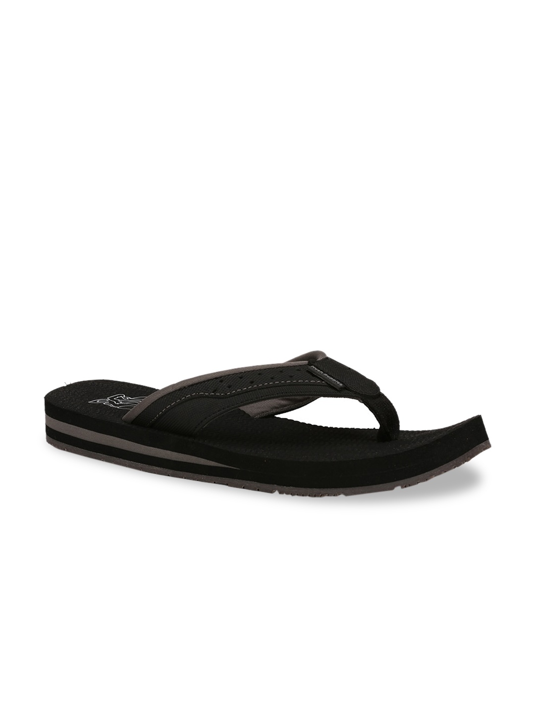

Hush Puppies Men Black Solid Thong Flip-Flops