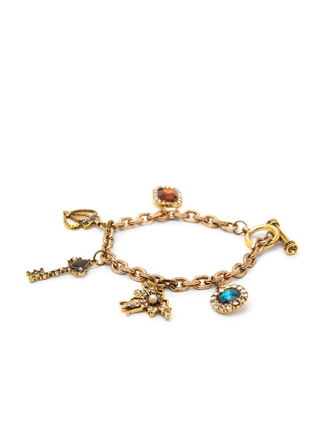 

Globus Gold-Plated Charm Bracelet