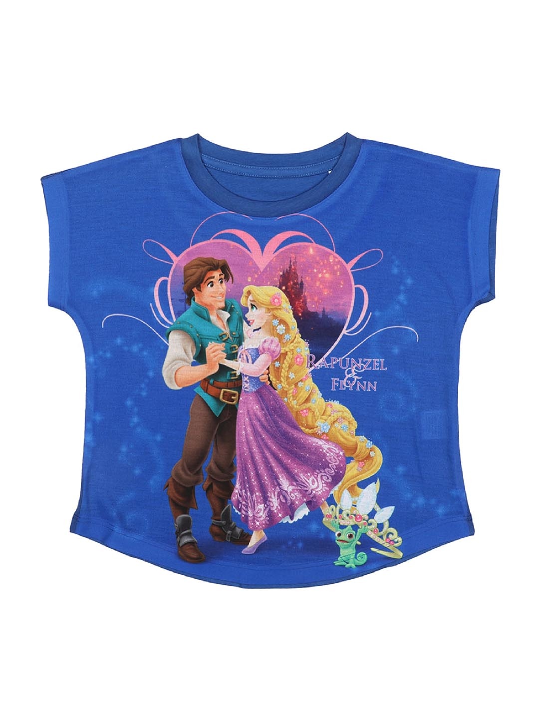 

Disney by Wear Your Mind Girls Multicoloured Princess Printed Top, Multi