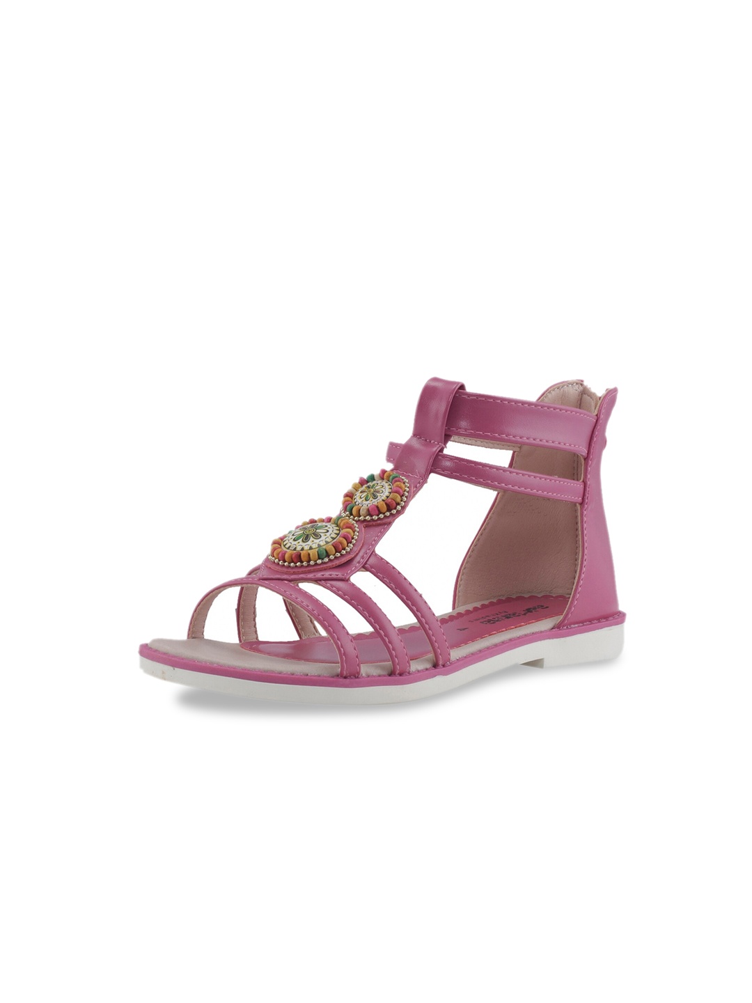 

Khadims Girls Pink Embellished Gladiators