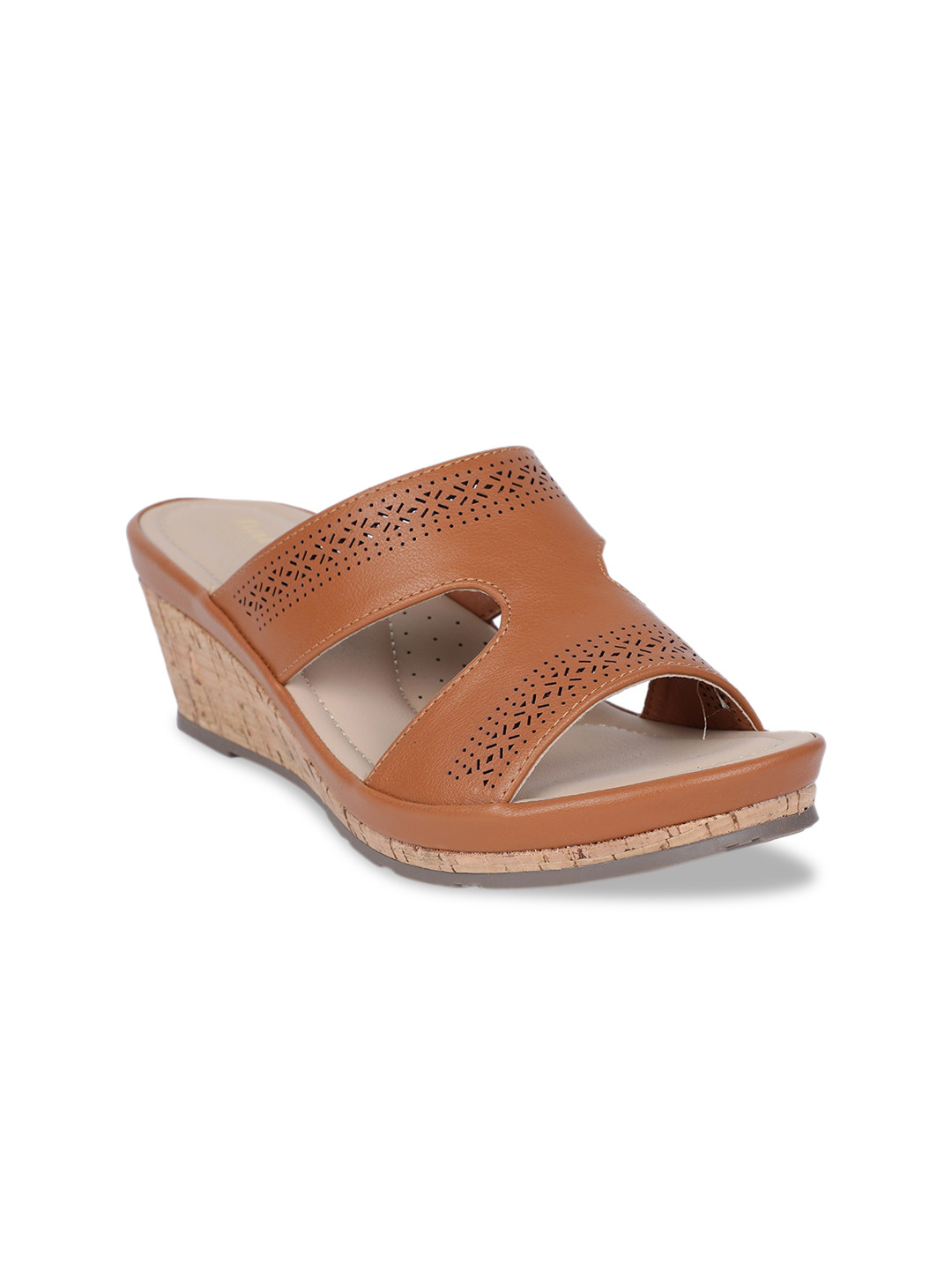 

Bata Women Brown Solid Wedge Heels