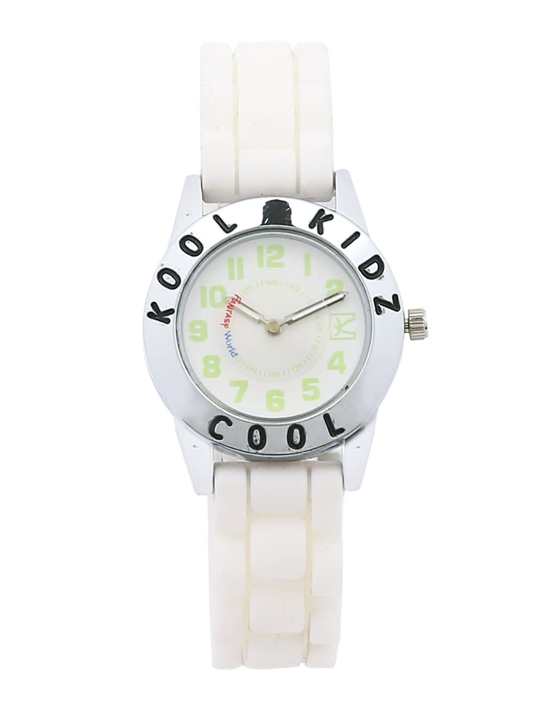

Kool Kidz Kids White Analogue Watch DMK 032 WH
