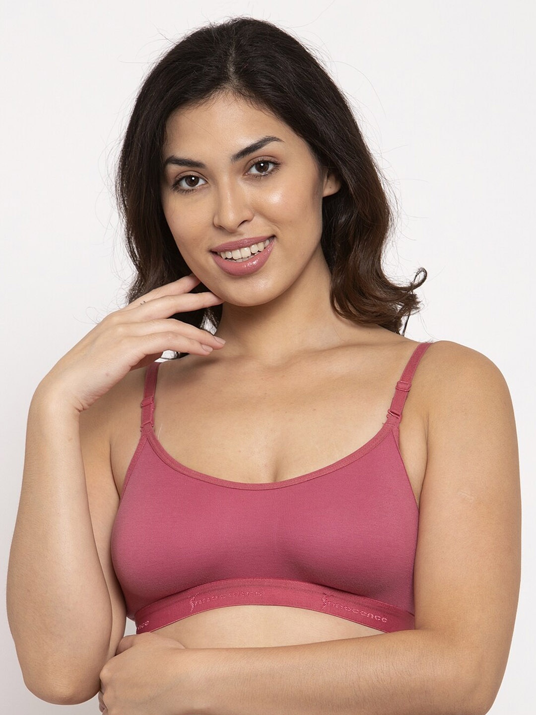 

Innocence Pink Solid Non-Wired Non Padded Everyday Bra BBAPLIN90103_28B