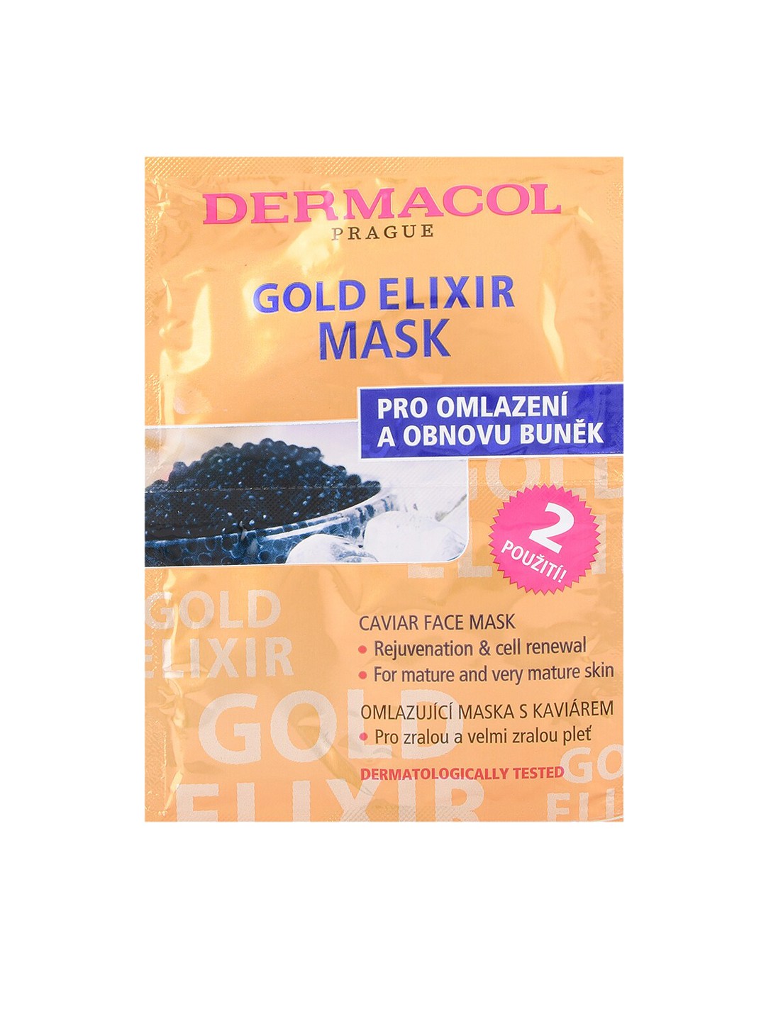 

Dermacol 5140 Gold Elixir Mask, Transparent