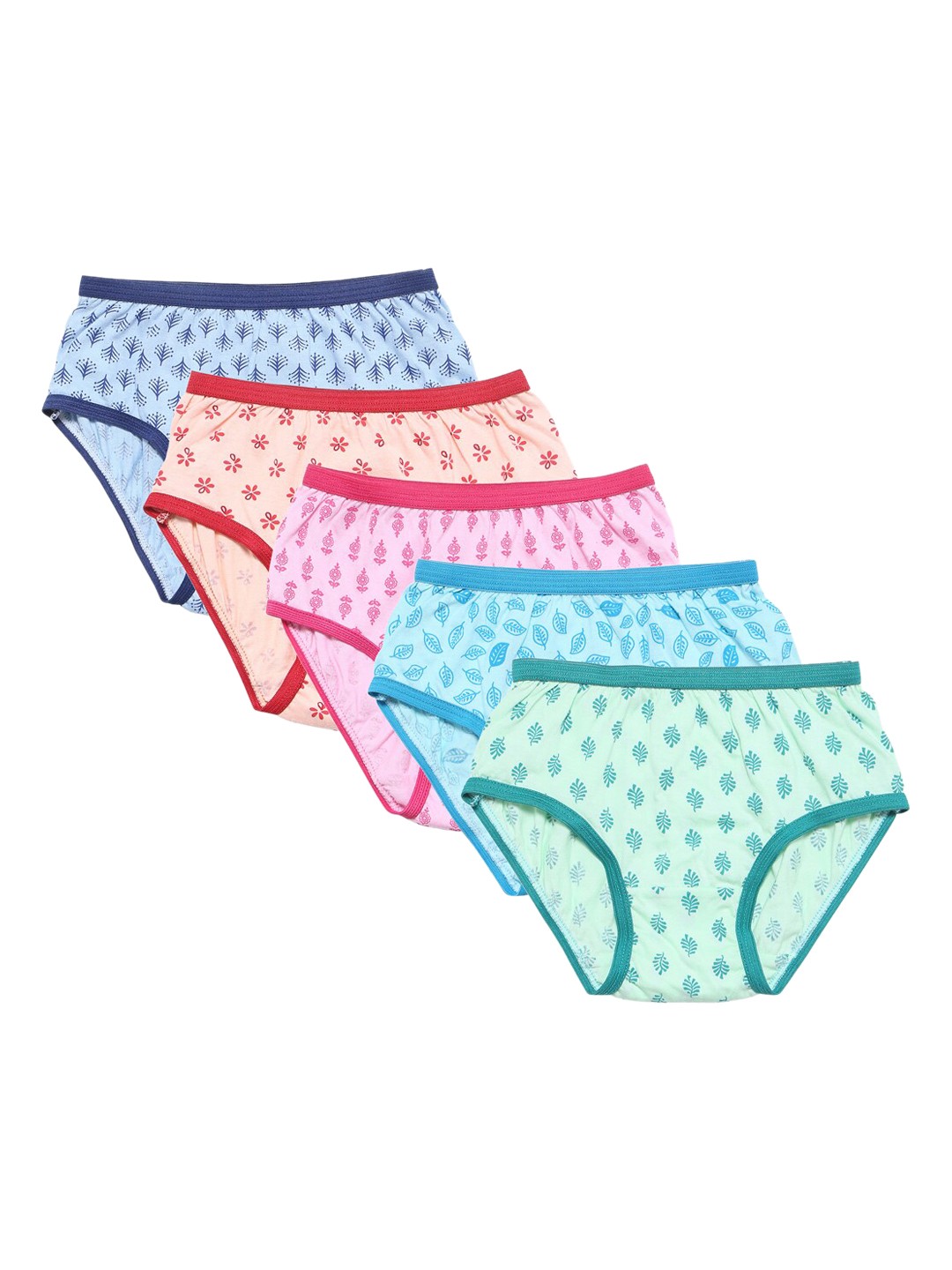 

YK Girls Pack of 5 Assorted Basic Briefs YKN5010C69