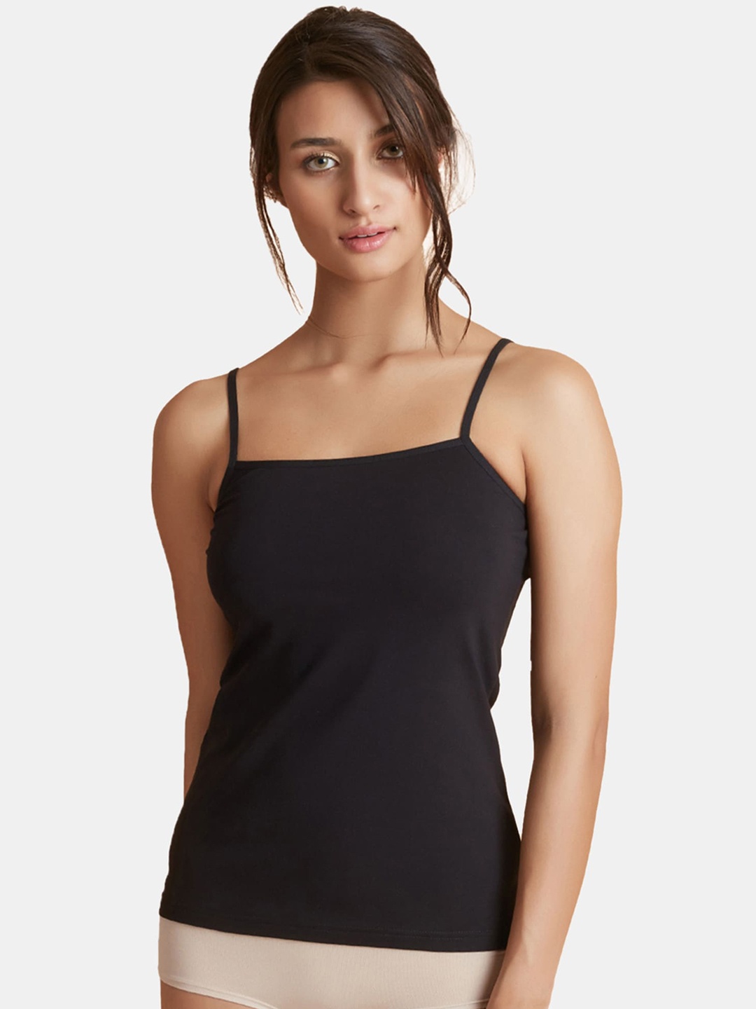 

Zivame Women Black Solid Camisole