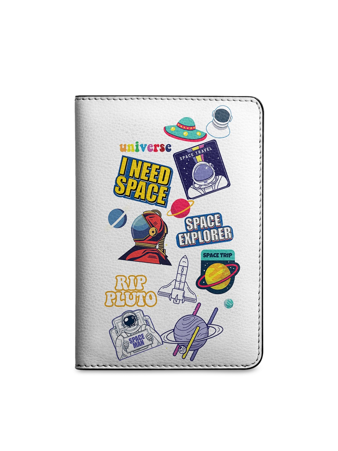 

DailyObjects Women Multicoloured Space Cadet Passport Holder, Multi