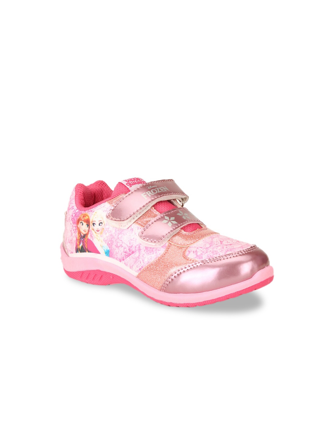 

Disney Girls Pink Frozen Printed Sneakers