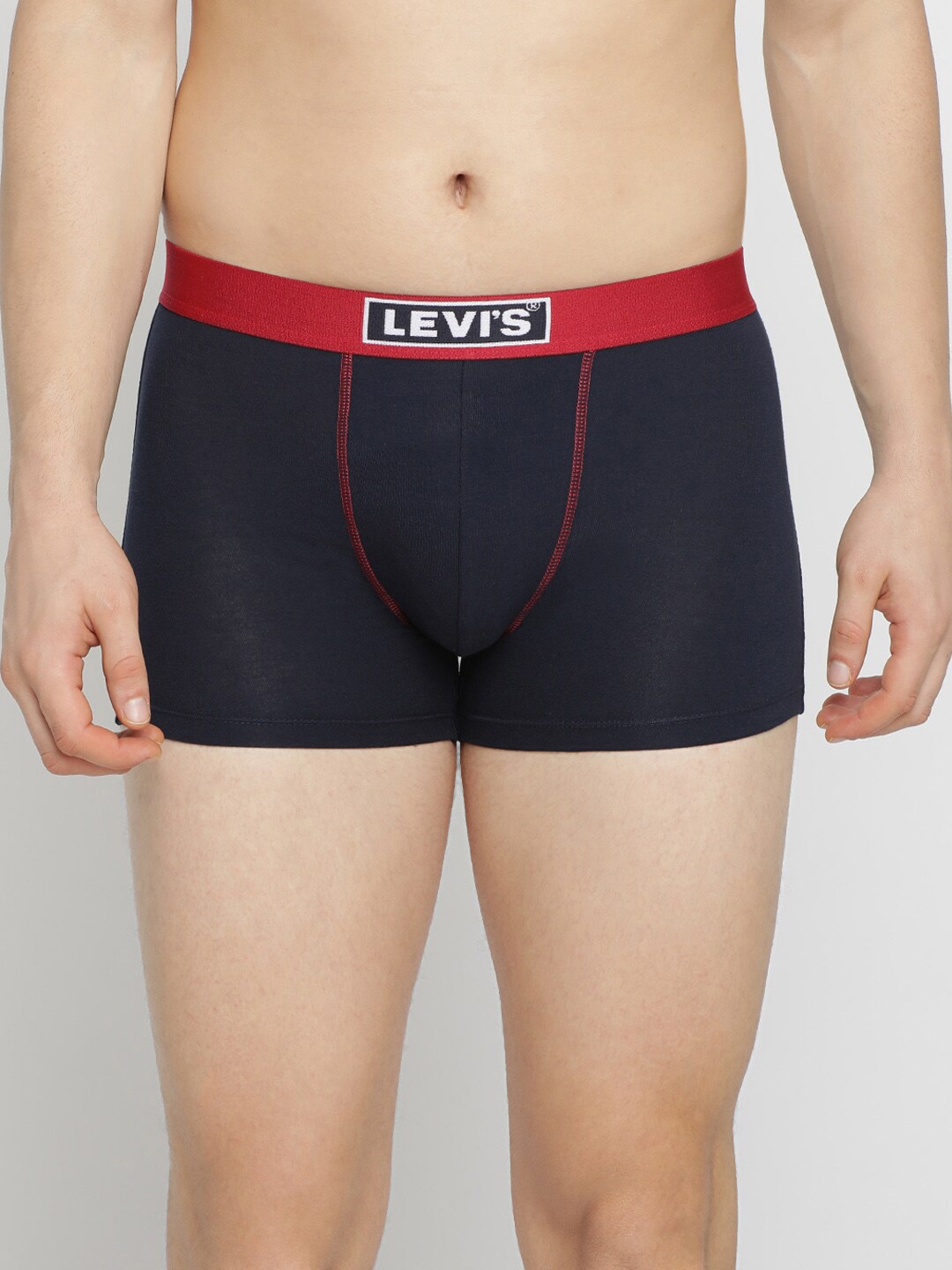 

Levis Men Navy Blue Solid 300 LS Trunks #036-TRUNK