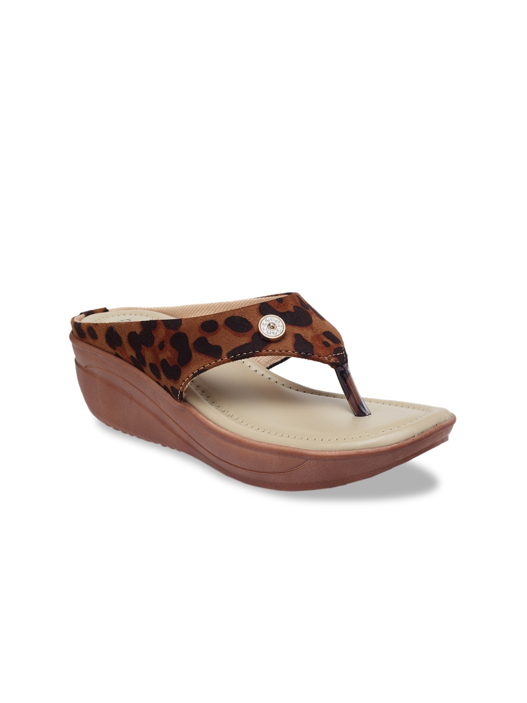 

Butterflies Women Tan Brown Printed Sandals