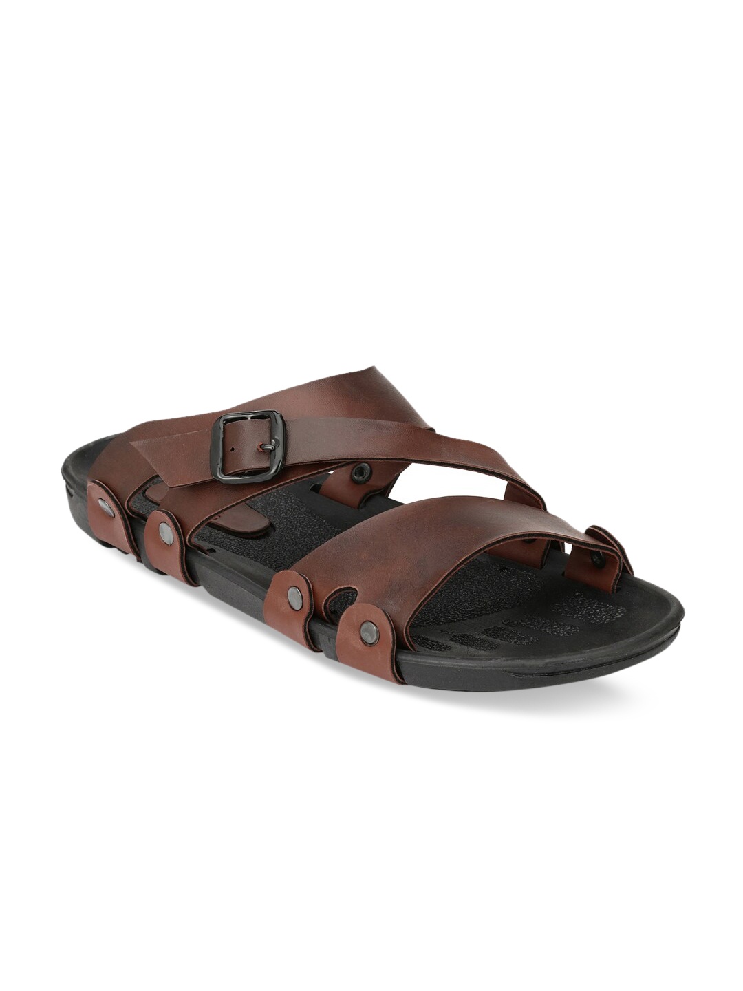 

Fentacia Men Brown Comfort Sandals