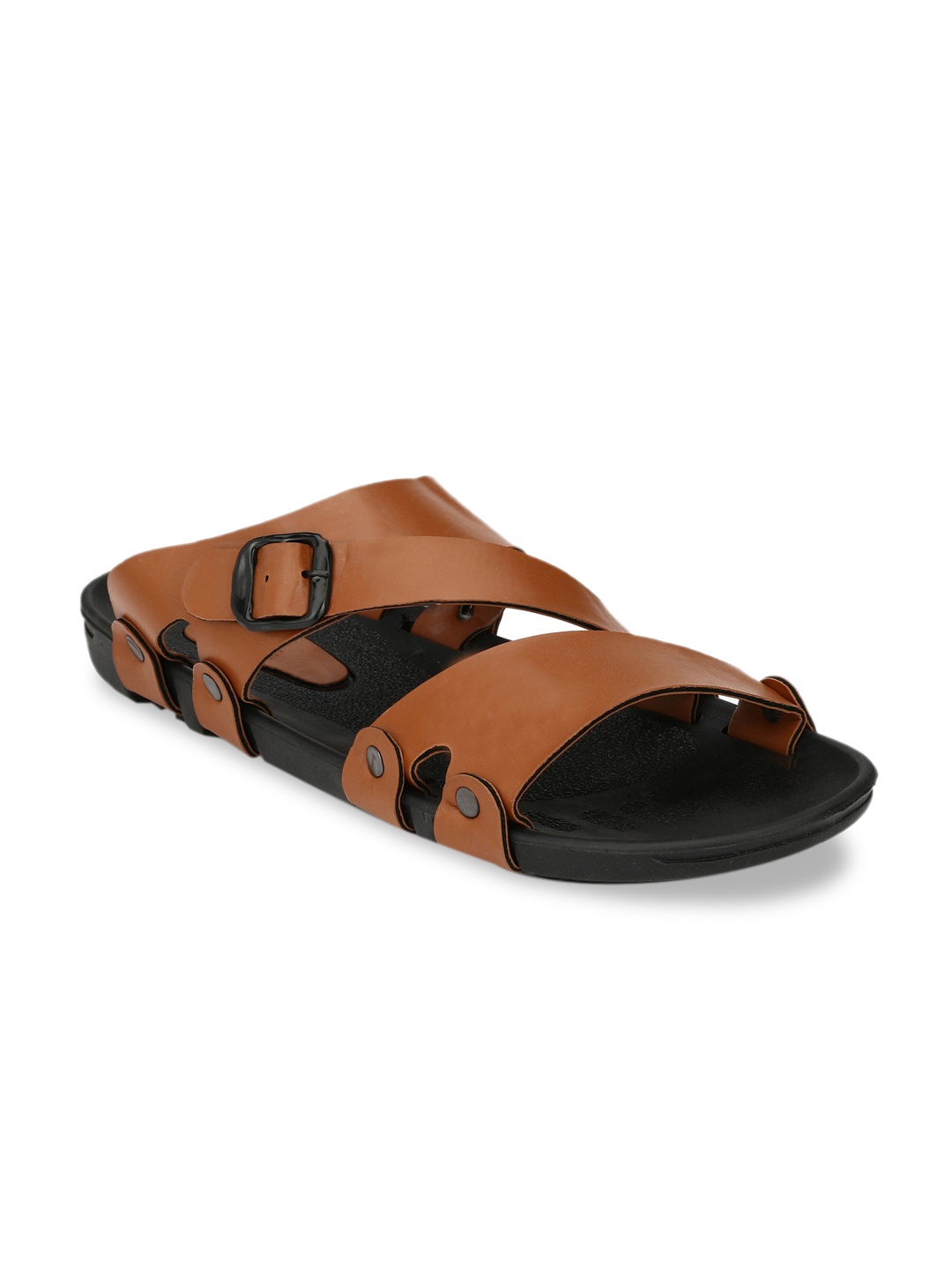 

Fentacia Men Tan Brown Comfort Sandals