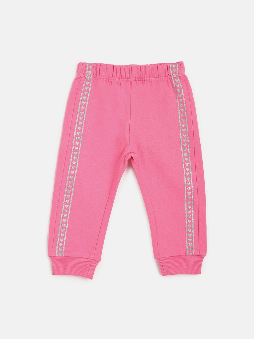 

Chicco Girls Pink Regular Fit Printed Joggers