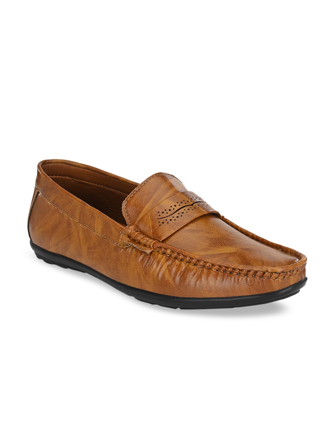 

Prolific Men Tan Brown Solid Formal Loafers